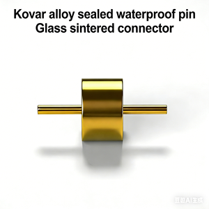 Connecteur à aiguille étanche en verre Kovar fritté multi-contacts R2014-01-1, Aiguille d'étanchéité RF étanche en verre Kovar fritté - Product Image 4