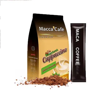 OEM/ODM Private Label sistema immunitario naturale 200g estratto di Maca miscela caffè istantaneo caffè forte da uomo caffè