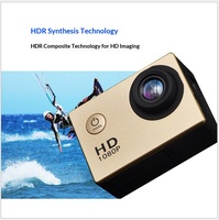 Caméra numérique sportive transfrontalière SJ4000 A7 1080p HD, mini caméra extérieure avec écran 2.0, anti-vol, compatible TF, pour plongée, cyclisme et tout-terrain