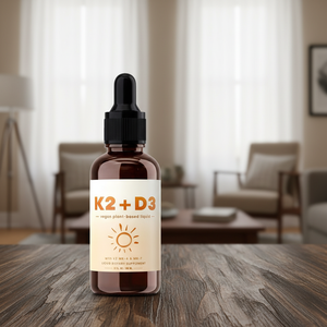 Vegan Vitamin K2+D3 Oral Sıvı Damlalar Bitki Bazlı MK-4 ve MK-<span class=keywords><strong>7</strong></span> Yetişkinler İçin Kemik ve Bağışıklık Sistemi Sağlığı - Product Image 5