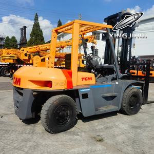 รถยก TCM FD70Z8 7 ตัน รถยกมือสองจากญี่ปุ่น 6 ตัน เครื่องยนต์อีซูซุ 6BG1 รถยกมือสอง ใช้เชื้อเพลิง 4500 มม. 7000 กก. - Product Image 5