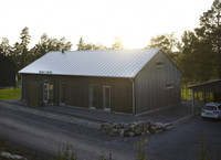 Maison préfabriquée rustique en rondins avec plans d'architecte personnalisés Cabine préfabriquée modulaire abordable avec conception architecturale