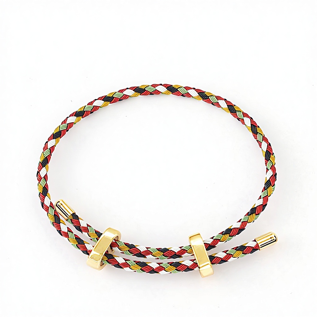 32mm gold buckle wire rope multicolored