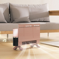 Chauffage portable mural ou de bureau populaire, standard américain 110V, en ABS, avec contrôle par application et affichage des paroles