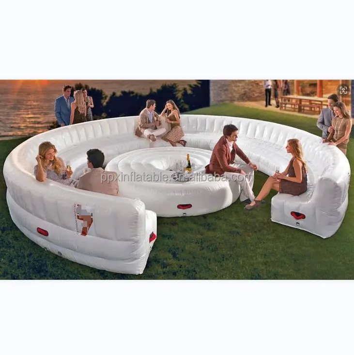Outdoor Inflatable furniture set garden party chairs and sofas guangdong chesterfield self tantra air inflatable sofa chair