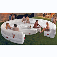 Ensemble de mobilier gonflable d'extérieur Chaises et canapés pour fêtes de jardin Guangdong Chesterfield Fauteuil gonflable à air libre et tantra