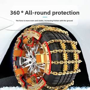 Chaînes antidérapantes originales du fabricant MingTai pour voitures, SUV et camions. Chaînes universelles en acier au manganèse forgé pour applications difficiles - Product Image 4