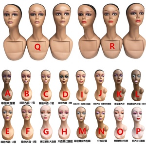 <span class=keywords><strong>Tête</strong></span> de <span class=keywords><strong>mannequin</strong></span> en <span class=keywords><strong>styromousse</strong></span>, pour femme, avec épaules souriantes, 1 pièce - Product Image 6
