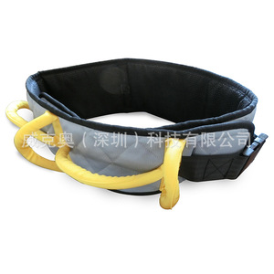 Cinturón de transferencia multifuncional para personas mayores y discapacitadas con acolchado cómodo y asas amarillas para una asistencia de movilidad segura - Product Image 1