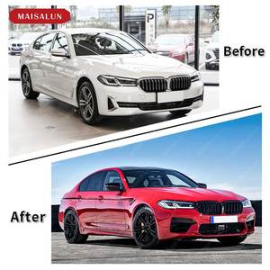 Precios de fábrica 2021-2023 para <span class=keywords><strong>BMW</strong></span> 5 Series G30 G38 LCI, actualización a <span class=keywords><strong>M5</strong></span>, Kit de carrocería ancha con faldones laterales de guardabarros de parachoques trasero delantero - Product Image 4