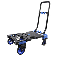Winslow & Ross Chariot pliable d'organisation ménagère 2 en 1 Plaque en aluminium robuste Polyvalent Chariots pliables de petite taille