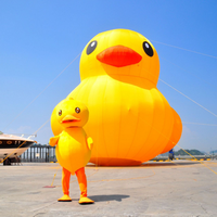 Dessin animé flottant gonflable géant de 12m-15m sur le lac de la mer