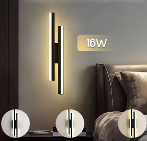 Nordic Modern Minimalist <strong>Sconces</strong> <strong>Light</strong> Fixture Indoor Living Room H-shape Hot Selling Gold Bedroom Hotel Led Wall <strong>Lights</strong> - Product Image 2