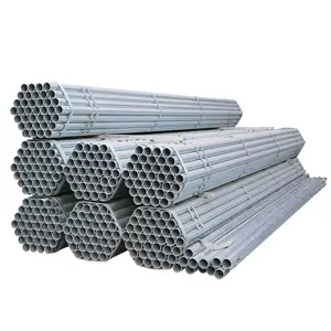 Fournisseurs chinois de tuyaux en acier de haute qualité Q235 Q345 tuyau en acier rond galvanisé à chaud tuyau Gi tube en acier pré-galvanisé
