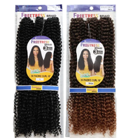 3X Perruque tressée longue de 18 pouces, style africain torsadé coréen, double trame, en fibre haute température, best-seller transfrontalier