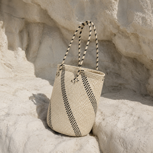 Lontar Eco-Friendly <b>Straw</b> Women's Handbag with Open Top Water Resistant & Large Capacity Summer Fashion Tote <b>Bag</b> - Product Image 4