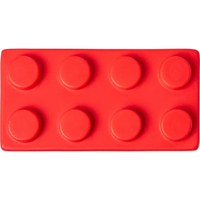 Balle anti-stress en mousse PU en forme de bloc de construction, jouet sensoriel à presser personnalisé en gros pour enfants autistes