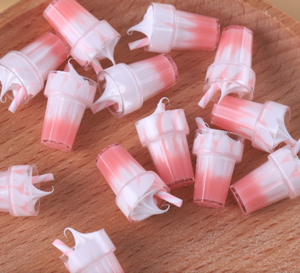 Nuevos Dijes Kawaii de Resina con Forma de Vaso de Helado y Botellas para Beber, Figuras para Casa de Muñecas, Juguetes DIY, Miniaturas 3D, Recuerdos al por Mayor para Cocina - Product Image 6