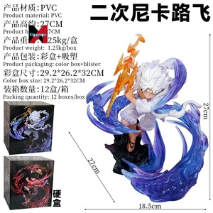 <span class=keywords><strong>One</strong></span> Pieced Gear Fifth <span class=keywords><strong>Luffy</strong></span> GK Statue Nika Sun God Résine Figure Anime Collection Modèle Décor - Product Image 4