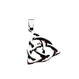 Vintage Silberanhänger Glaubensanhänger Schmuck Vintage Edelstahl Nordischer Keltischer Knoten-Anhänger für Alle - Product Image 5