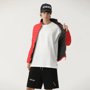 Fabrieksprijs Op Maat Voor Heren Gans Windjack Opstaande Kraag 100% Nylon Donsbestendige Voeringstof Voor Winterjassen - Product Image 1