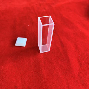 Estándar de laboratorio Q104 Cubetas cuadradas resistentes a ácidos y álcalis con tapa de celda de cuarzo Espectrofotómetro Cubeta de cuarzo - Product Image 6