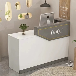 Meubles de salon de dernière génération, comptoir de réception de salon de beauté, comptoir de magasin, comptoir de paiement de salon de manucure - Product Image 3