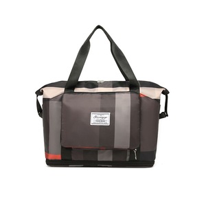 Custom Logo Oxford Foldable Expandable <b>Light</b> Weight Classic Patterned Travel Packing <b>Cubes</b> Zipper Waterproof Mini Travel Bag - Product Image 2