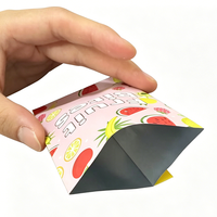 Sacs d'emballage composites MOPP/VMPET/PE de qualité alimentaire pour boulangerie, personnalisables avec logo imprimé, sachets à fermeture éclair pour gaufres et snacks, mm
