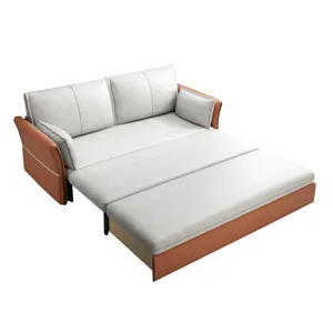 Uzay tasarrufu kanepe ve yatak iki fonksiyonlu çift amaçlı oturma odası mobilya katlanabilir uzatılabilir deforme koltuk takımı basit yatak