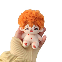 Peluche personnalisable OEM de 10 cm, adorable poupée Kpop Idol en tissu de coton, couleur et taille personnalisables