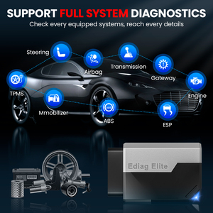 Escáner OBD2 Bluetooth KINGBOLEN Ediag Elite, Diagnóstico Bidireccional de Todos los Sistemas, Más de 15 Reinicios, Actualizaciones de por Vida, Sin Suscripción - Product Image 2