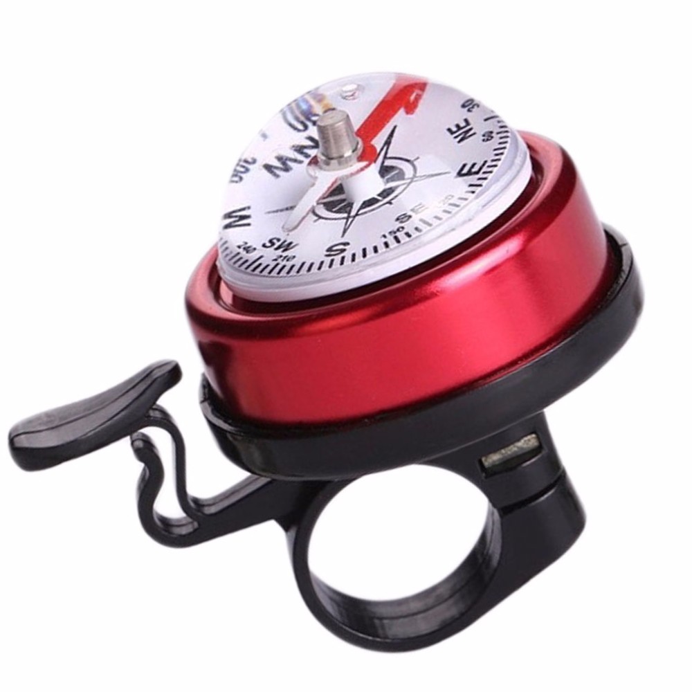 Звонок для горного велосипеда с компасом, спортивный руль велосипеда, звуковой сигнал из алюминиевого сплава