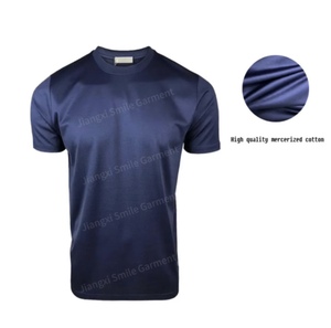 High Quality Men Short Sleeve Digital Printing O-Neck <strong>Mercerized</strong> Cotton <strong>T-shirt</strong>