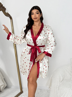 Robe de mariée en satin surdimensionnée pour femmes, élégante et luxueuse, été, ODM, grande taille, 7XL, pyjama maxi