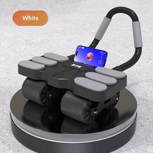 Appareil de fitness abdominal intelligent et connecté, à quatre roues, avec six points d'appui, roues en <span class=keywords><strong>ABS</strong></span>, rebond automatique, compatible application, écologique et durable - Product Image 6