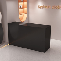 Bureau d'accueil moderne et simple pour petit bar Salon de coiffure Salon de beauté Magasin de vêtements Internet Celebrity Yoga Studio en bois