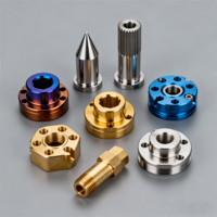 Pièces usinées CNC pour tiges filetées en laiton et aluminium, service de tournage OEM en acier inoxydable
