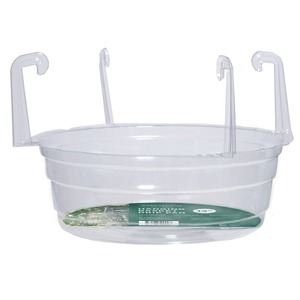 Plateau de drainage transparent rond en plastique pour plantes d'intérieur, 6, 8, 10, 12 pouces, avec trou de drainage - Product Image 5