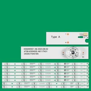 Tira de LED de Aluminio HX-NO.2656 para Retroiluminación de TV 4708-K55WDE-A6117N31 K550WDE1 A6 para TV de 55'' 55V31/U31 55S31 con Clasificación IP33 y 3 Años de Garantía - Product Image 1