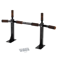 Barra de dominadas para montaje en pared, antideslizante, duradera, con múltiples posiciones de agarre, para entrenamiento de fuerza y culturismo en interiores, para el hogar.