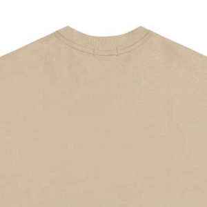 Camiseta de algodón Unisex 220 Gsm con logotipo impreso personalizado, camisetas con hombros caídos marrones, gran oferta, camiseta Boxy Fit - Product Image 5