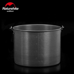Olla Colgante de Cocina Naturehike <span class=keywords><strong>para</strong></span> Exteriores, Picnic, <span class=keywords><strong>Camping</strong></span>, de Aleación de Aluminio, Gran Capacidad de 6L y 10L - Product Image 3