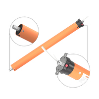 Motor Tubular Eléctrico POYAL de 45 mm, Automático, de Aluminio, con Control Remoto WiFi para Balcón y Sala de Estar