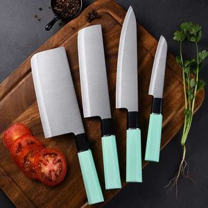 Stainless Steel Kitchen Knife Set 4 Piece Satin Finish Straight Edge For Chef And Home Use - Product Image 2