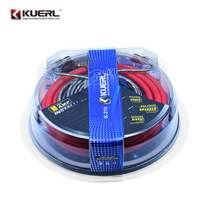 Kuerl 8Ga Car <b>Amplifier</b> Cable Kit K-310 Power <b>Speaker</b> Wire Installation Set For Audio System Upgrade - Product Image 1