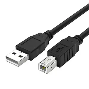 Cable conector USB 0,5 macho a usb B, el mejor proveedor, negro, 0,8 m, 2,0, 1m, 2m