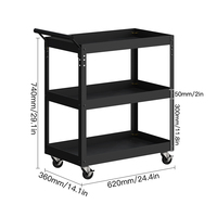 Armoire de rangement en acier robuste au design moderne personnalisable Armoires à outils multifonctionnelles pour l'atelier de garage domestique