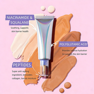 <span class=keywords><strong>Fond</strong></span> <span class=keywords><strong>de</strong></span> <span class=keywords><strong>teint</strong></span> liquide matifiant, imperméable, SPF 50+, <span class=keywords><strong>de</strong></span> haute qualité, en tube souple, personnalisable en gros, marque privée OEM - Product Image 6