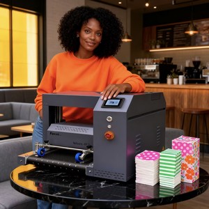 Desktop Smallest CMYK Full Colors Inkjet Printer Automatic Shopping Bag <b>Printing</b> <b>Machine</b> for Flex - Product Image 2